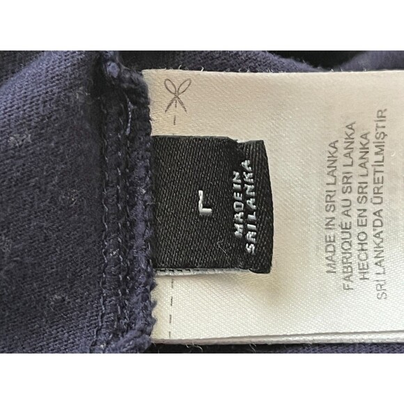 Lauren Ralph Lauren Pajamas Womens Large Shorts Navy Blue Polka Dot Preppy Sleep - Picture 8 of 10